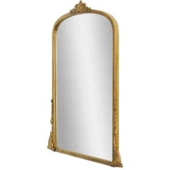Antique Gold Metal Baroque Arch Wall Mirror-Kirkland's Home Sale