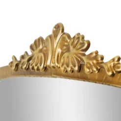 Antique Gold Metal Baroque Arch Wall Mirror-Kirkland's Home Sale