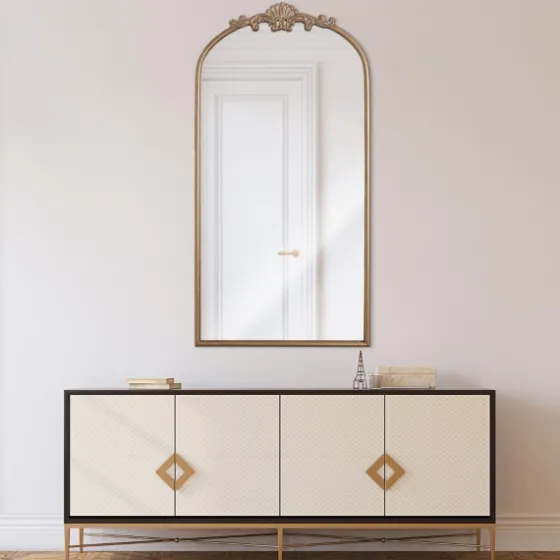 Antique Gold Metal Ornate Arch Wall Mirror-Kirkland's Home Cheap