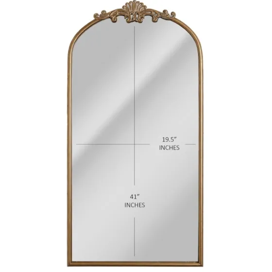 Antique Gold Metal Ornate Arch Wall Mirror-Kirkland's Home Cheap