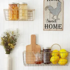 Antique Gold 2-Pc. Wire Basket Set-Kirkland's Home Cheap