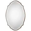 Antique Gold Rounded Edge Wood Wall Mirror-Kirkland's Home Fashion