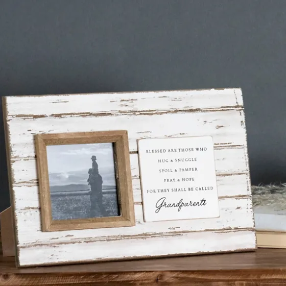 Antique Grandparents Picture Frame, 4X4-Kirkland's Home Discount