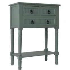 Antique Ice 3-Drawer Console Table-Kirkland's Home Cheap