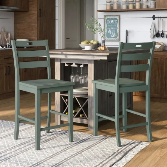 Antique Ladder Counter Stools, Set Of 2-Kirkland's Home Hot