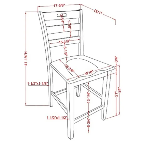 Antique Ladder Counter Stools, Set Of 2-Kirkland's Home Hot
