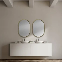 Antique Metal Frame Oval Wall Mirror-Kirkland's Home Fashion