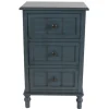 Antique Navy 3-Drawer Chest Side Table-Kirkland's Home Sale
