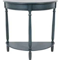 Antique Navy Half Round Console Table-Kirkland's Home Flash Sale