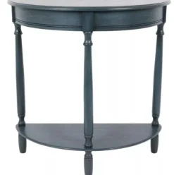 Antique Navy Half Round Console Table-Kirkland's Home Store