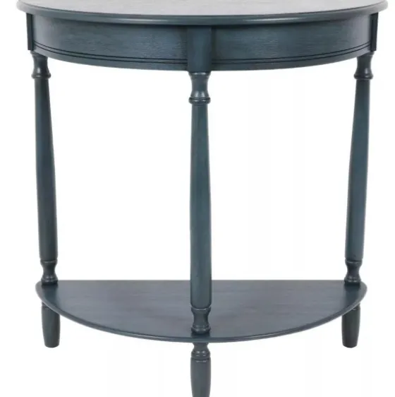 Antique Navy Half Round Console Table-Kirkland's Home Store