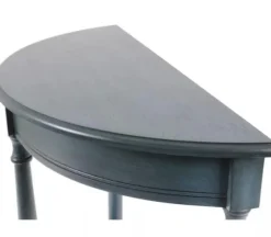 Antique Navy Half Round Console Table-Kirkland's Home Store