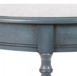 Antique Navy Half Round Console Table-Kirkland's Home Store