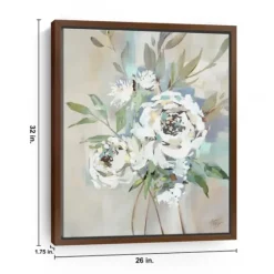 Antique Rose Ii Framed Canvas Art Print-Kirkland's Home Hot