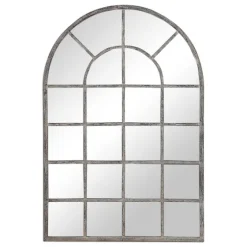 Antique Rustic Arch Windowpane Mirror-Kirkland's Home Online