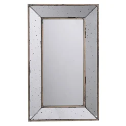 Antique Silver Glass Rectangular Frame Mirror-Kirkland's Home Outlet