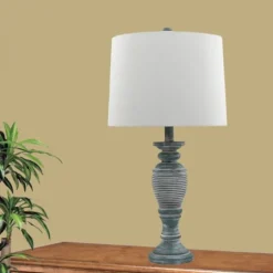 Antique Spun Center Table Lamps, Set Of 2-Kirkland's Home Fashion