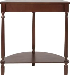 Antique Walnut Half Round Console Table-Kirkland's Home Clearance
