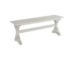 Antique Washed Wood Dining Bench-Kirkland's Home Shop
