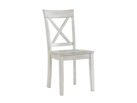 Antique Washed Wood Dining Chairs, Set Of 2-Kirkland's Home New