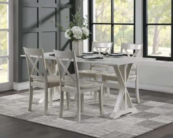 Antique Washed Wood Dining Chairs, Set Of 2-Kirkland's Home New