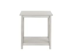Antique Washed Wood Square Side Table-Kirkland's Home New
