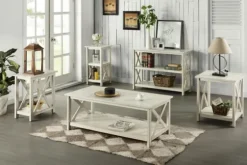 Antique Washed Wood Square Side Table-Kirkland's Home New