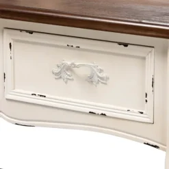 Antique White And Walnut 2-Pc. Vanity Set-Kirkland's Home Best