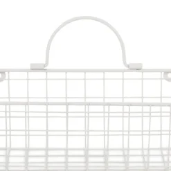 Antique White 2-Pc. Long Wire Basket Set, 11 In.-Kirkland's Home Clearance