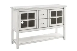 Antique White Wood Tv Stand Console Table-Kirkland's Home Discount