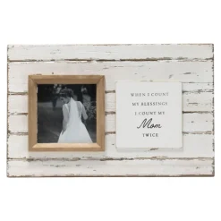 Antique White Wooden Mom Picture Frame-Kirkland's Home Discount