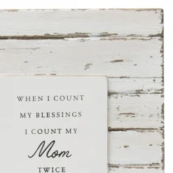 Antique White Wooden Mom Picture Frame-Kirkland's Home Discount