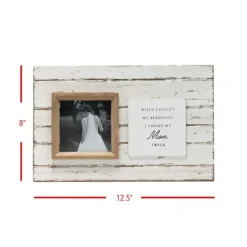 Antique White Wooden Mom Picture Frame-Kirkland's Home Discount