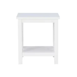 Antique White X Side Frame Accent Table-Kirkland's Home Outlet