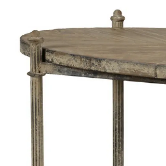 Antique Wood And Metal Bar Cart-Kirkland's Home Flash Sale
