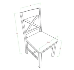 Antique Wood Dining Chairs, Set Of 2-Kirkland's Home Outlet