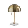 Antiqued Brass Dome Shade Table Lamp-Kirkland's Home Clearance