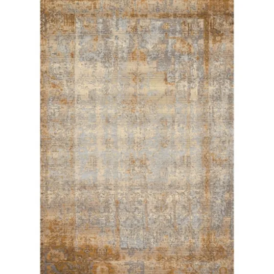 Antiqued Ivory Copper Outdoor Area Rug, 7X11-Kirkland's Home Online