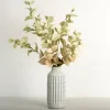 Antiqued Leaves Arrangement In White Vase-Kirkland's Home Outlet