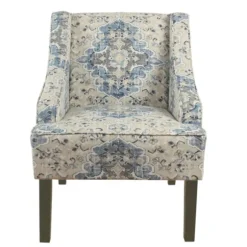 Antiqued Medallion Swoop Arm Accent Chair-Kirkland's Home Cheap