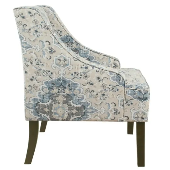 Antiqued Medallion Swoop Arm Accent Chair-Kirkland's Home Cheap