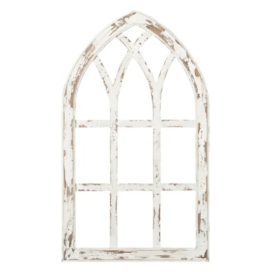 Antiqued Window Pane Arch Plaque-Kirkland's Home Clearance