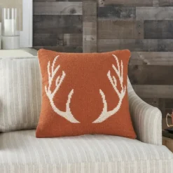 Antlers Cotton Throw Pillow-Kirkland's Home Cheap
