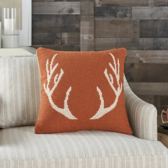 Antlers Cotton Throw Pillow-Kirkland's Home Cheap