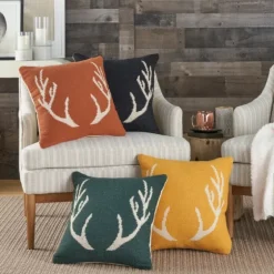 Antlers Cotton Throw Pillow-Kirkland's Home Cheap