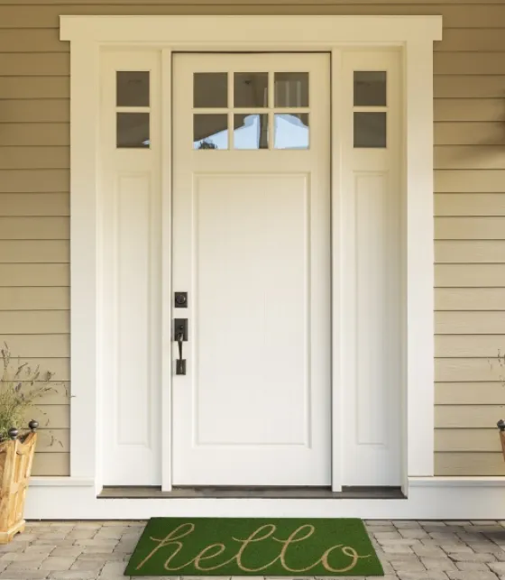 Apple Hello Doormat-Kirkland's Home Clearance
