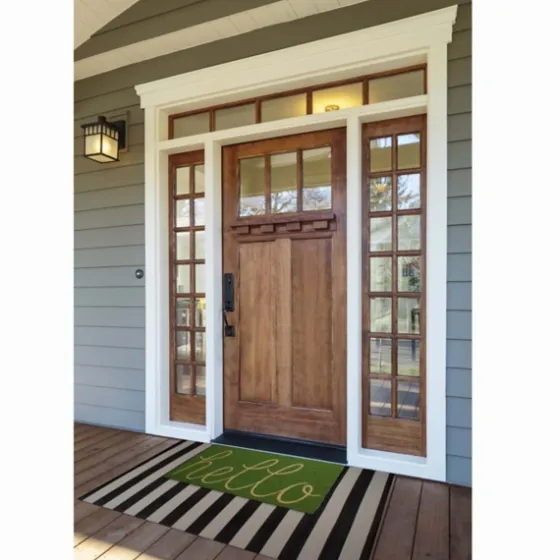 Apple Hello Doormat-Kirkland's Home Clearance