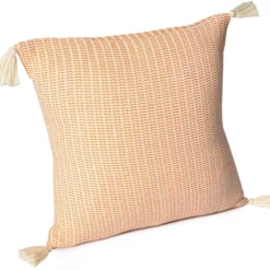 Apricot Trapeze Organic Cotton Throw Pillow-Kirkland's Home Cheap