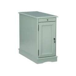 Aqua Accent Table With Charging Station-Kirkland's Home Outlet