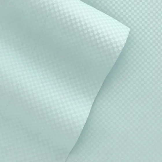 Aqua Embossed Checkered 3-Pc. Twin Sheet Set-Kirkland's Home Cheap